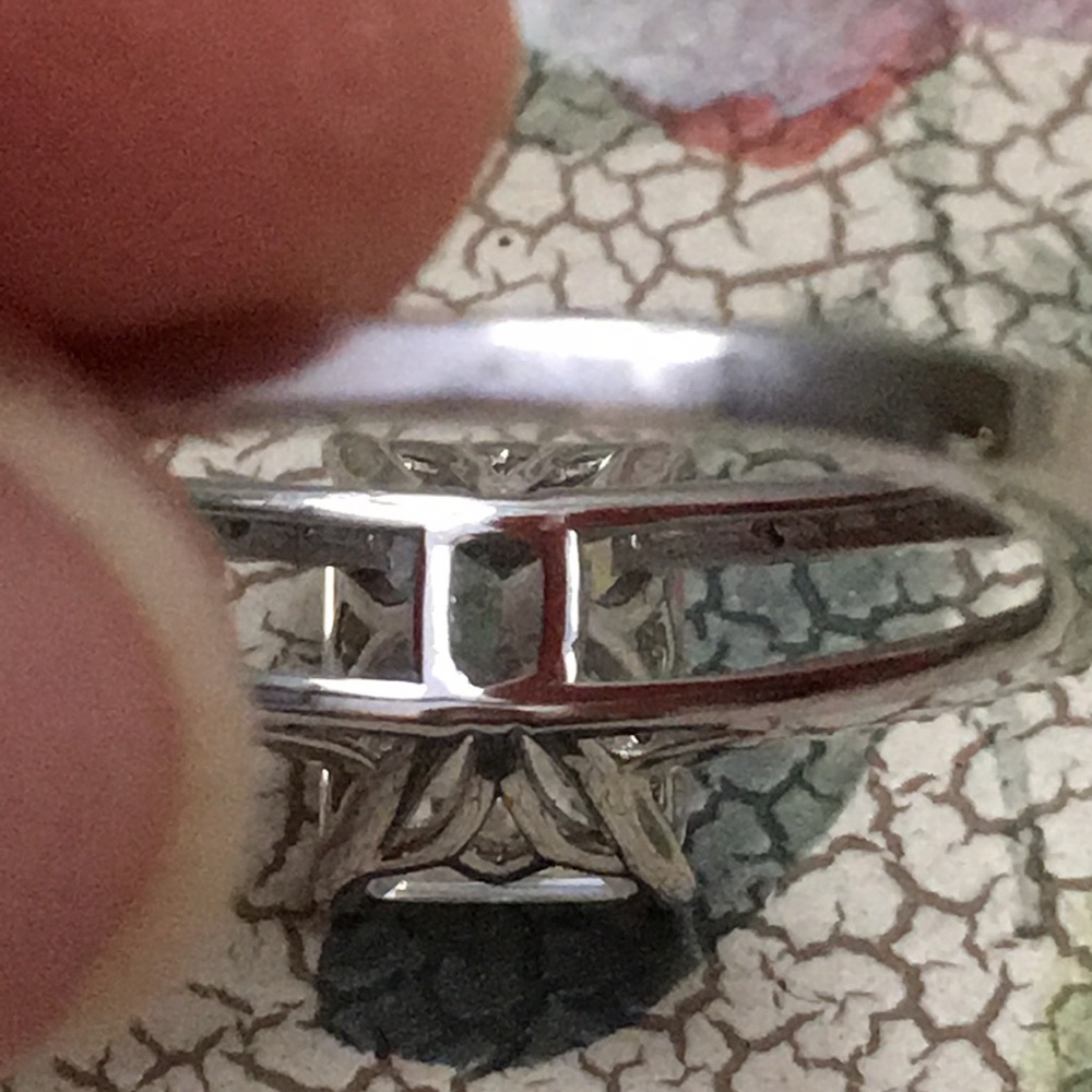 Diamonique 3ct Split Shank Solitaire Ring - image 7